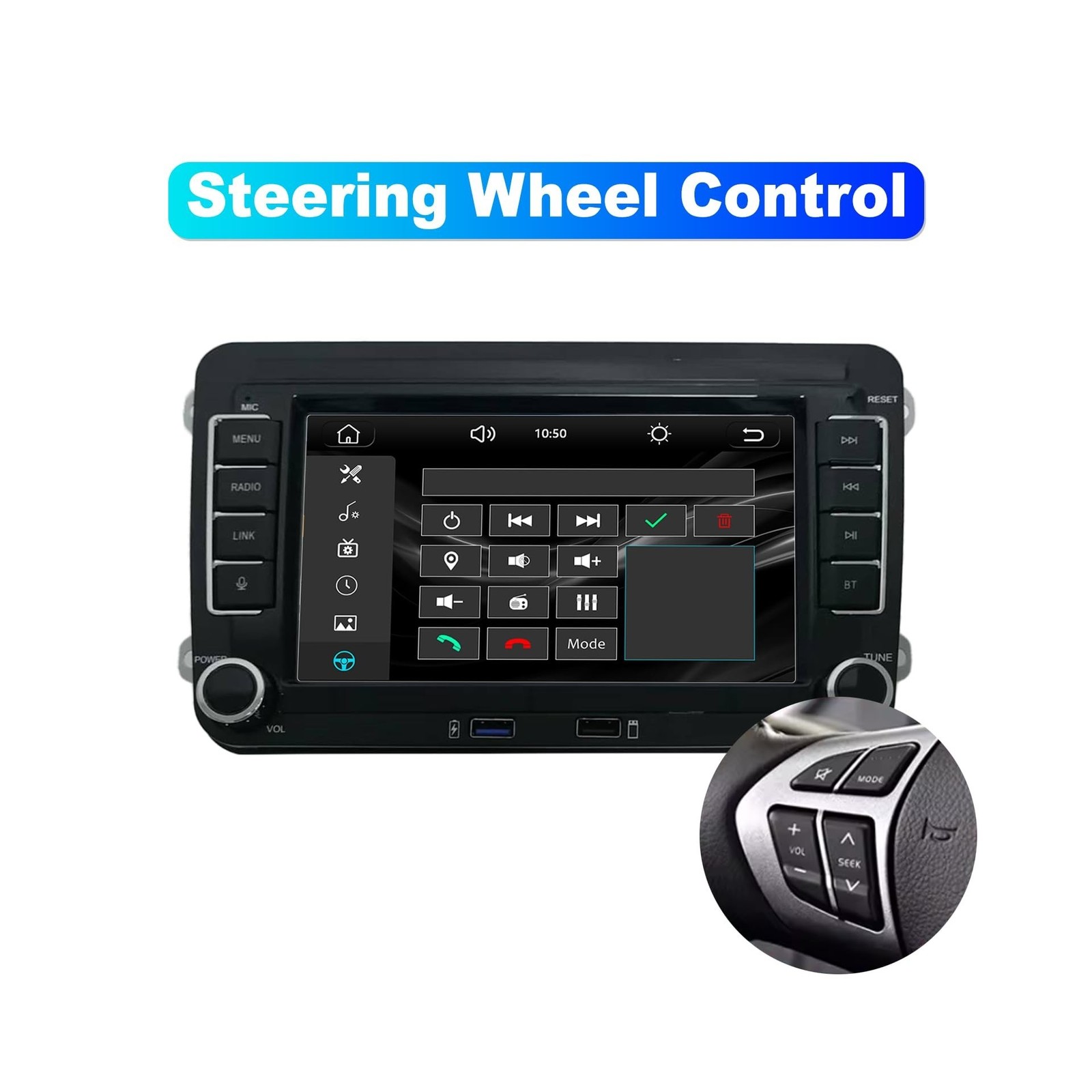 7 inch Car Stereo RCD330 for VW Golf 5 6 Passat Jetta Caddy EOS T5 Tiguan Tou…
