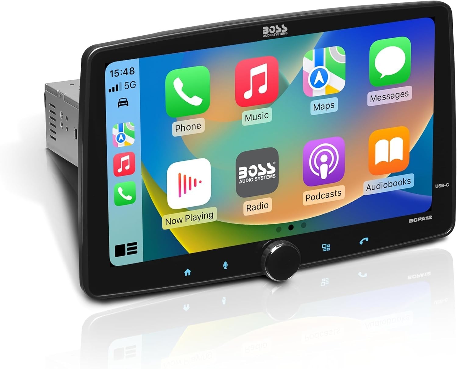 BOSS Audio Systems BCPA12 12” Car Stereo CarPlay Android Tesla Polaris FJCruiser