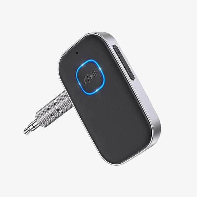 Bluetooth Receiver for Car, Noise Cancelling 3.5mm AUX Bluetooth Car Adapter