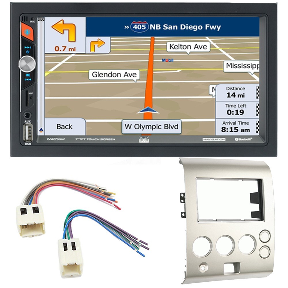 7″ Navigation AM/FM Radio Car Stereo Bluetooth for 2004-2006 Nissan Titan/Armada