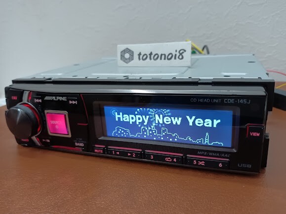 Alpine CDE-145J CD Player Car Audio – Operation Confirmed