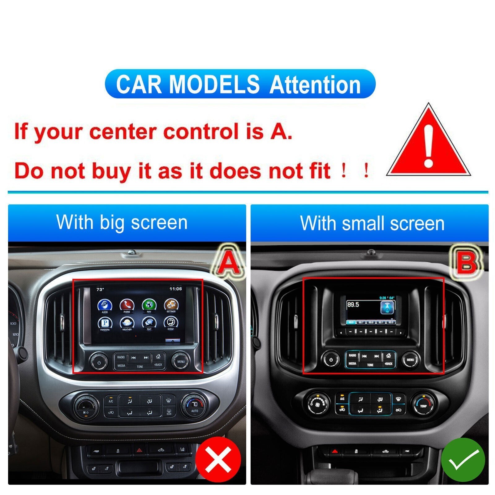 Car Radio Stereo Carplay For Chevrolet Colorado 2+64G 9in Player Radio