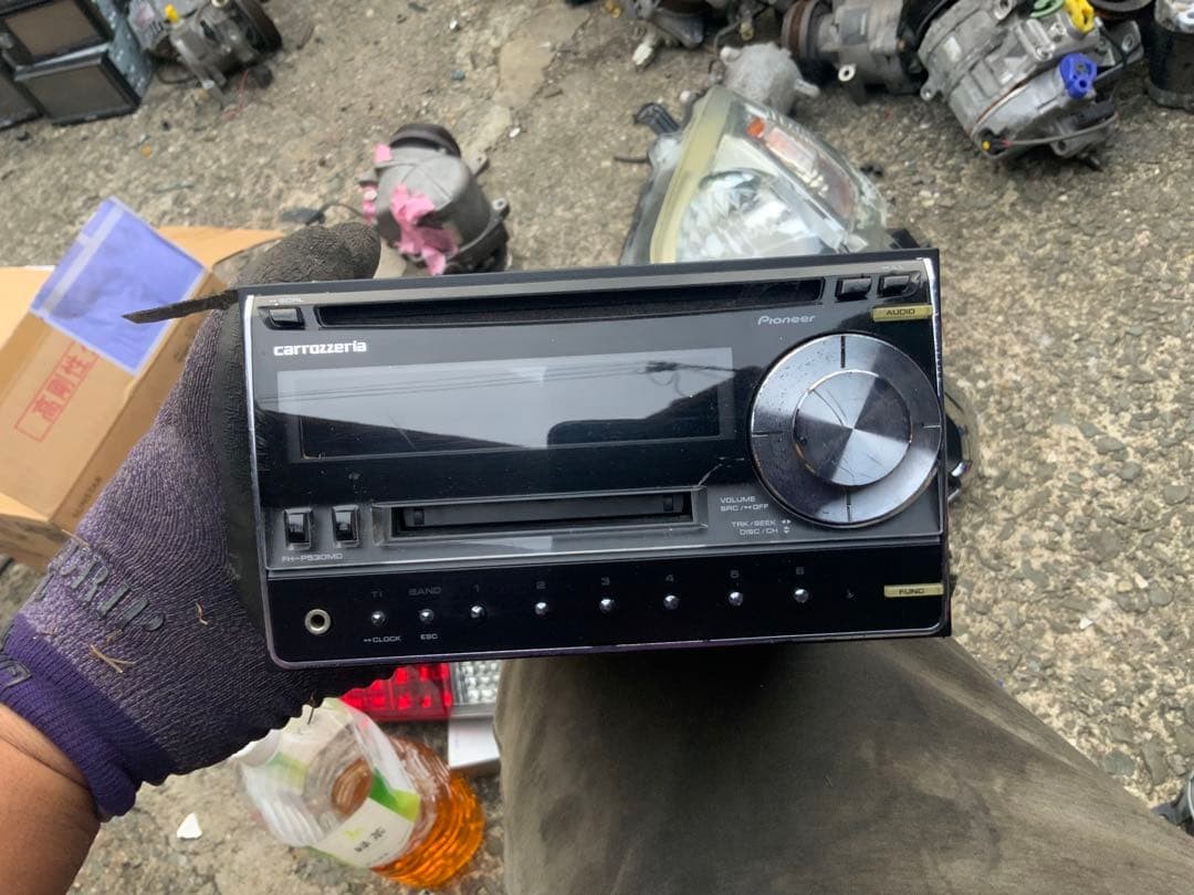 Junk Carrozzeria FH-P530MD CD MD AUX Audio Unit Condition Unknown