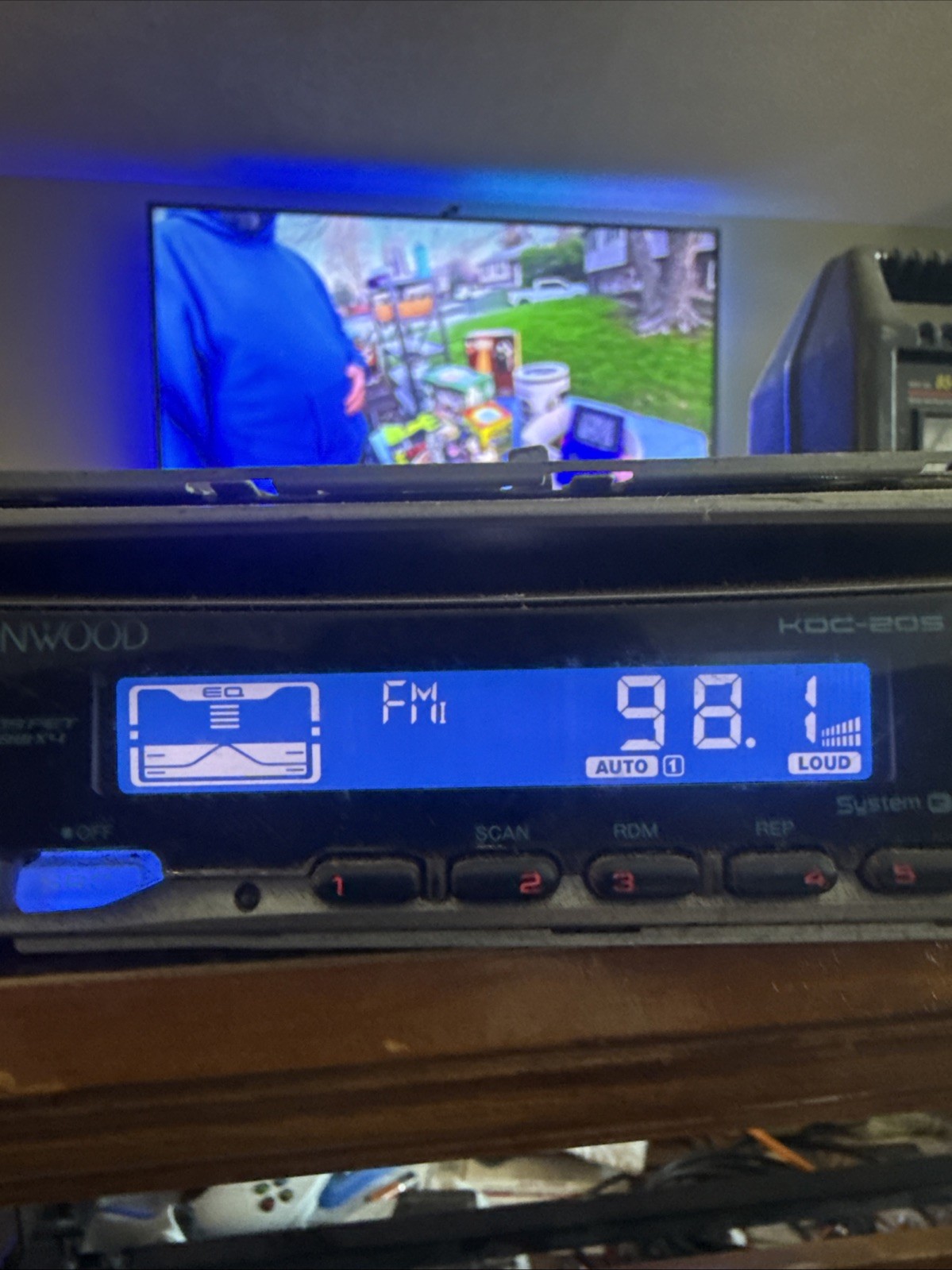 VINTAGE KENWOOD KDC-205 AUTOMOBILE CAR CD Player Receiver Head Unit – TESTED