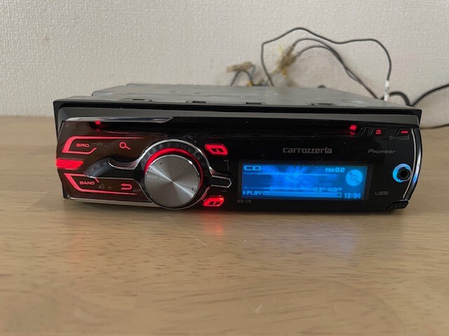 Pioneer Carrozzeria DEH-770 1Din Car Audio CD Player Operation Confirmed