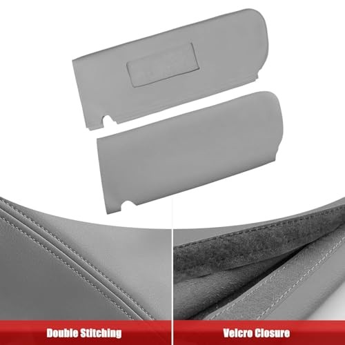 Car Sun Visor Cover for Chevy Tahoe Tahoe Suburban Yukon 1995-1999 Gray
