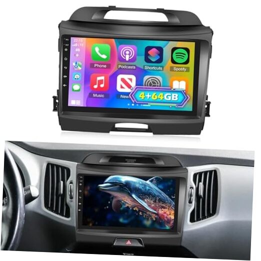 [4G+64G] Car Radio for Kia Sportage 2010-2016 with Wireless 4+64G