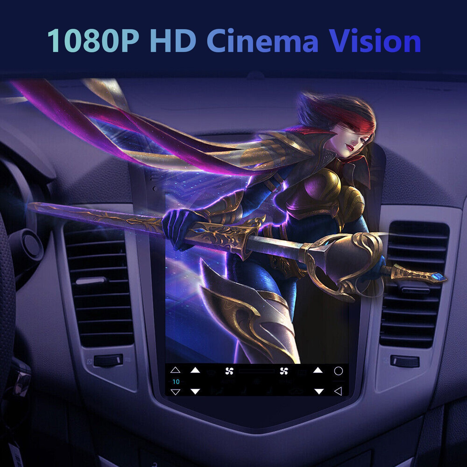 64GB For Chevy Cruze 2009-2015 Android 15 Car Stereo Radio 9.7″ GPS Navi Carplay