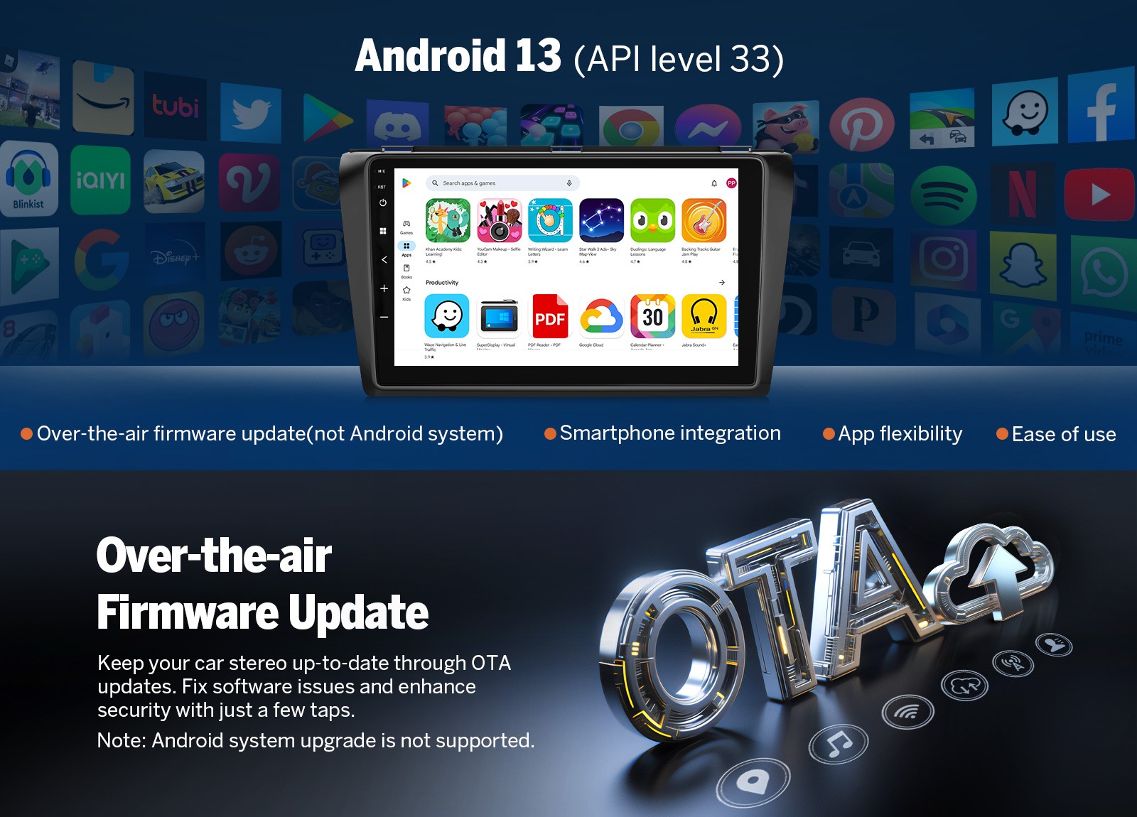 Eonon M3BKA12S Android 13 8-Core CarPlay Car Stereo Radio for Mazda 3 2004-2009