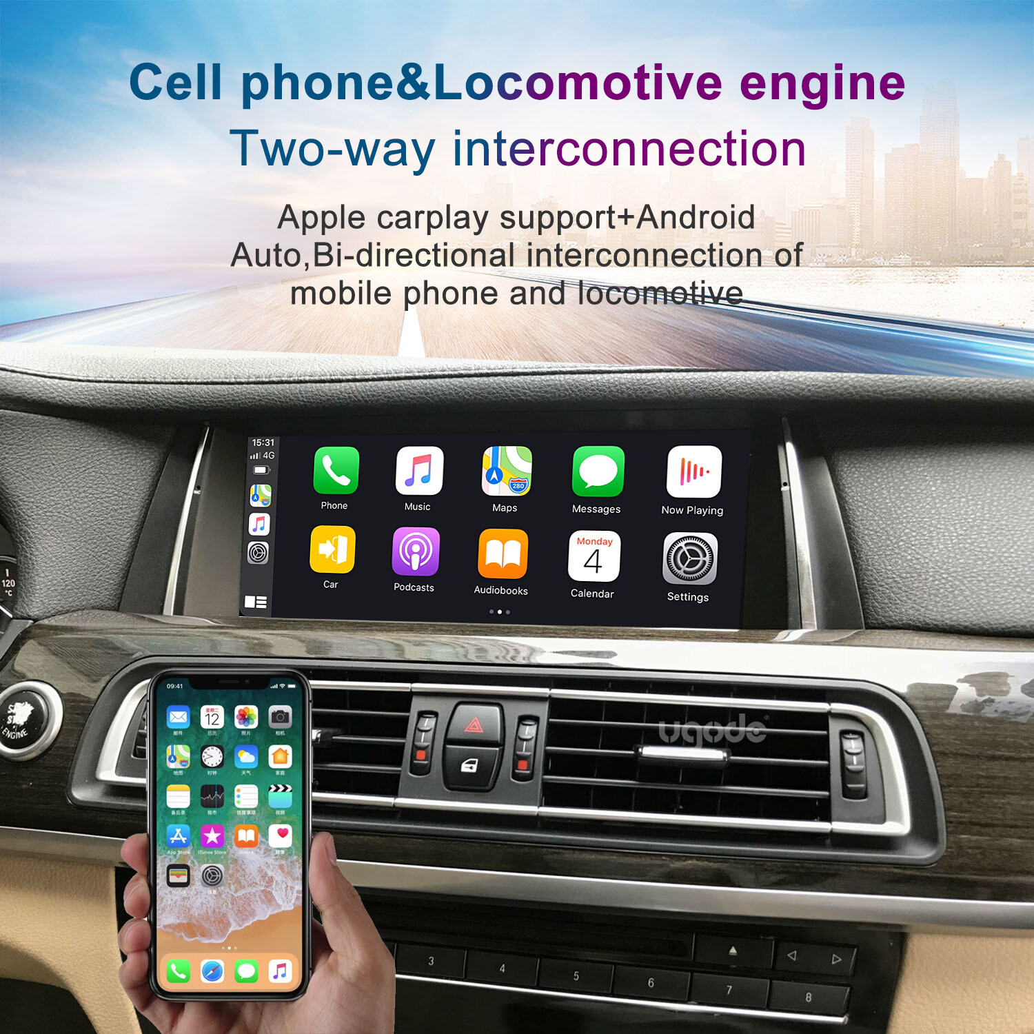 10.25 8+128G Android13 Screen UPGRADE CARPLAY BMW 7 Series F01 F02 2009-2012 CIC