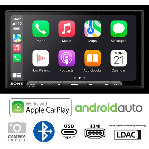 Sony XAV-AX6000 Car Stereo Upgrade To Suit Holden Barina Spark 2010-2012 MJ