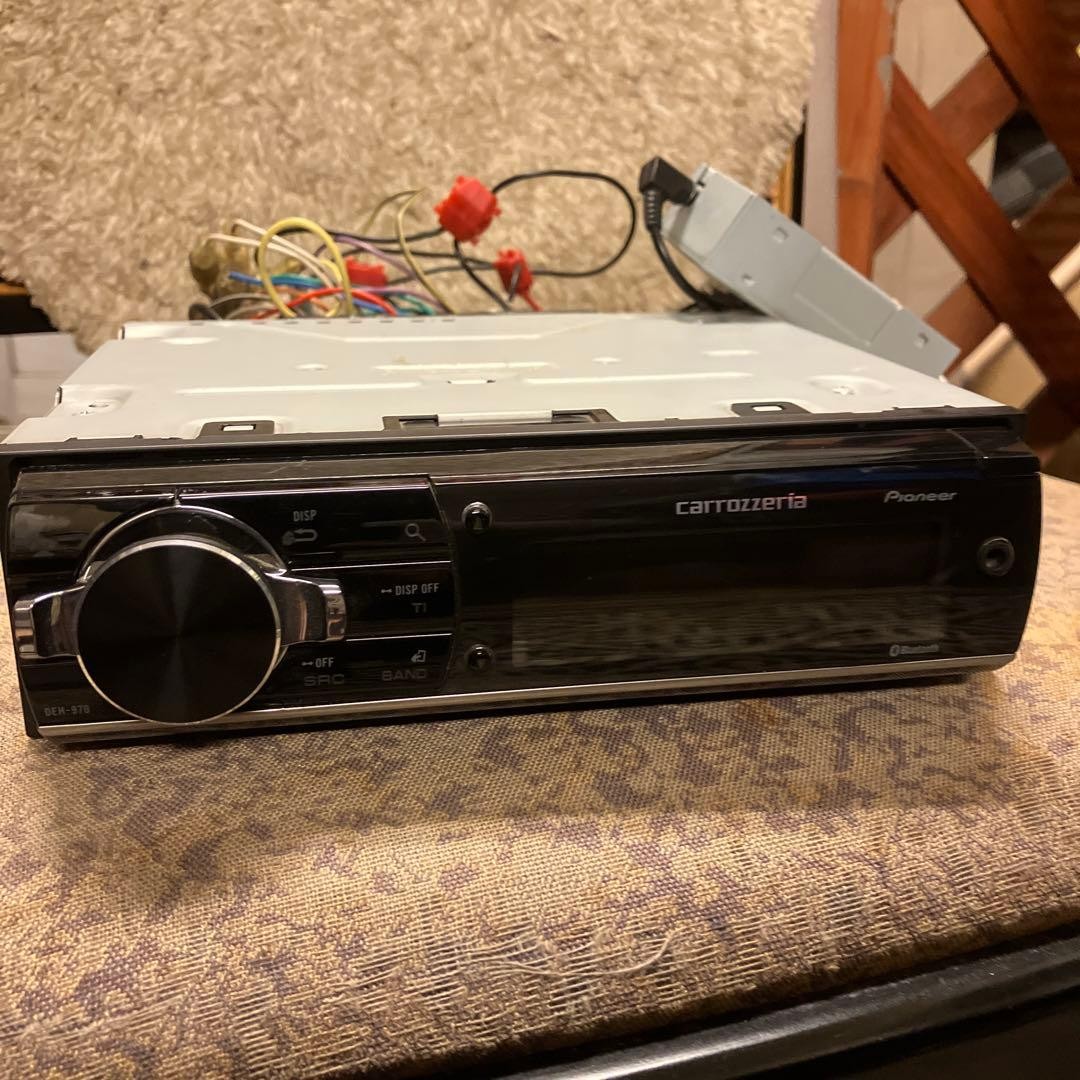 Pioneer Carrozzeria DEH-970 DSP CD Bluetooth Receiver w/ KNA-174 Adapter