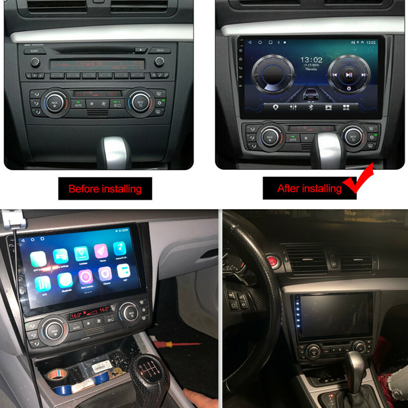 9”Car Radio Multimedia Player Android Navigation GPS WIFI For BMW 1-Series 04-11