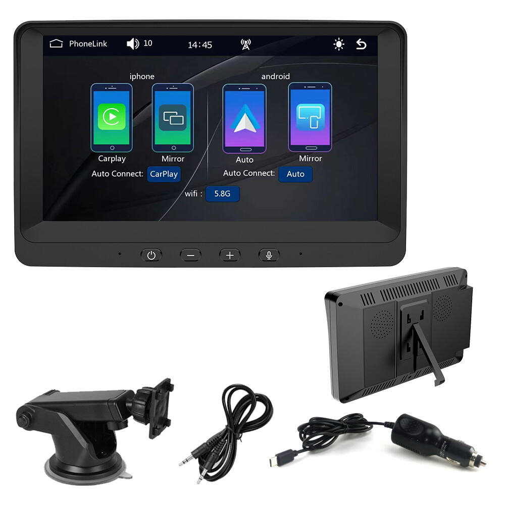 Mirror Link Bluetooth FM Carpaly Android Auto Touch Screen Camera Car Radio 7″