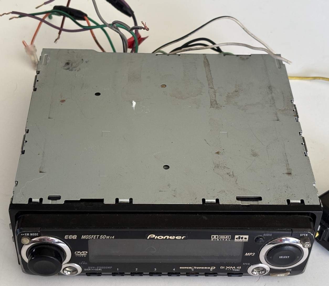 Pioneer DVH-P5000MP Receiver Detachable Face Car Stereo, XM, DVD, 50w x 4
