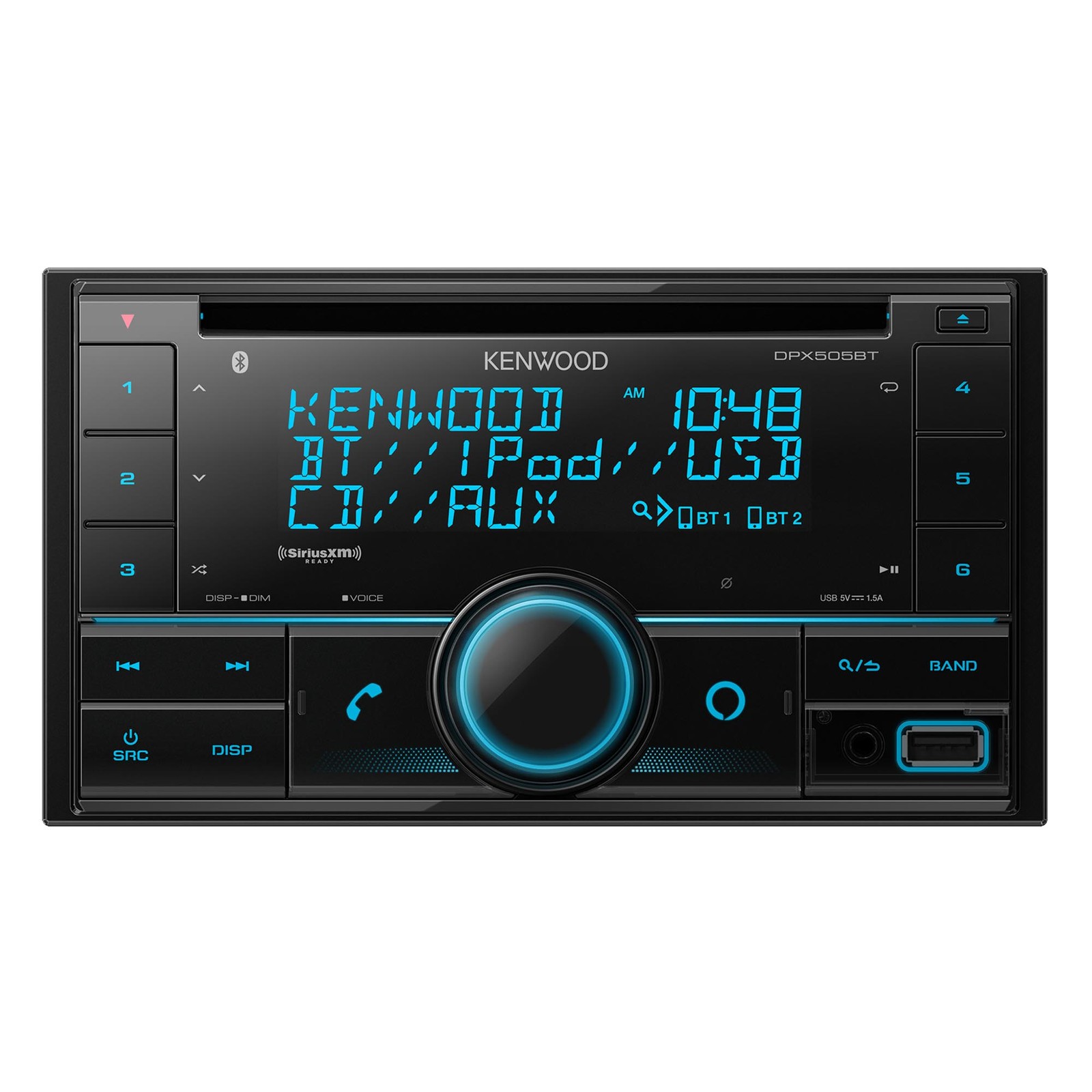 Kenwood DPX505BT Bluetooth USB Double DIN CD Receiver