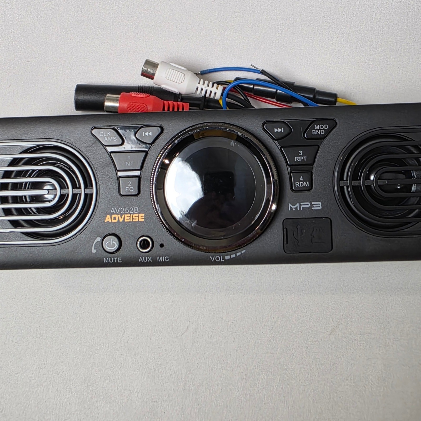Aoveise AV252B Car Stereo Receiver Bluetooth MP3 USB SD FM Built-in Speaker
