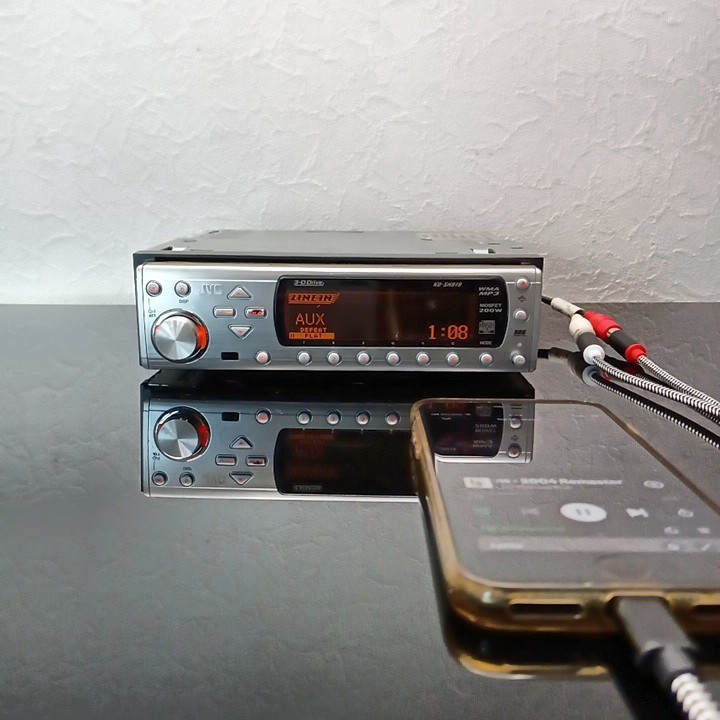 JVC KD-SH919 1DIN Car Audio CD Receiver WMA MP3 Stereo Tested Ships in 1 Day