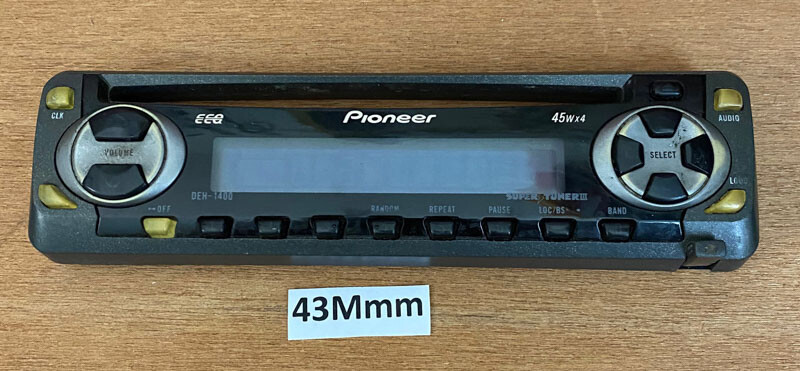 Pioneer Car Detachable Face Plate Model DEH-1400.