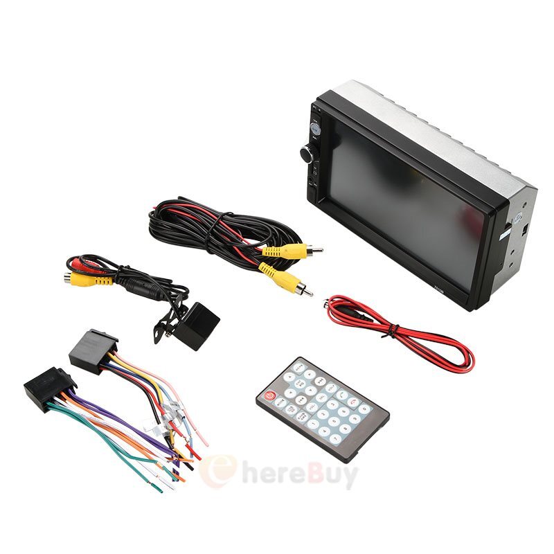 7″ Double 2 Din Car Stereo Radio Bluetooth USB AUX IN SD IOS/Android MP5 Player