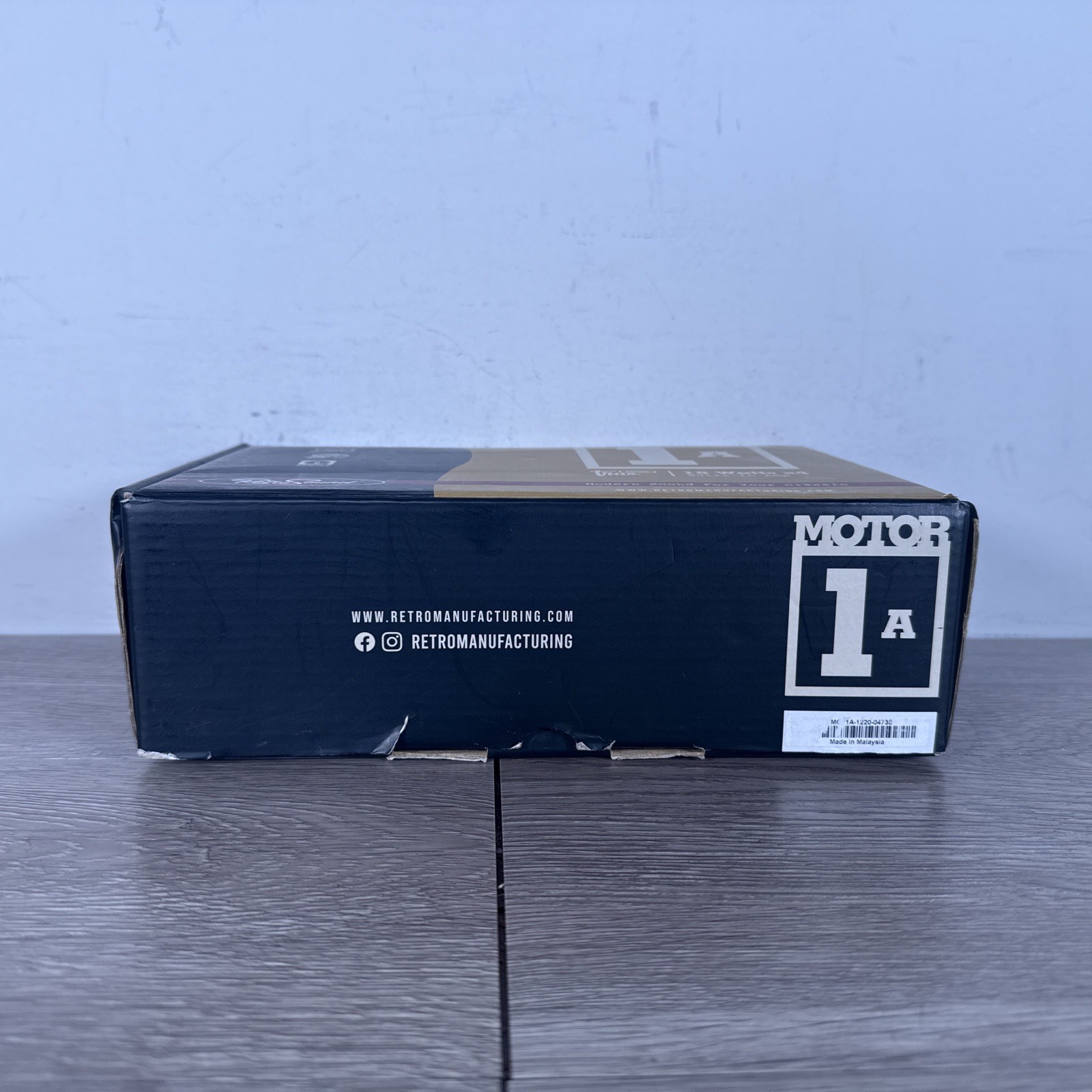 New! Retro Sound Motor 1A 18 Watts x4 Built In Amp Classic Style Car Stereo