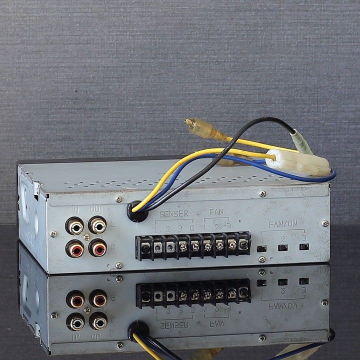 Audio-Technica AT7357 Power Monitor Voltage Temp Level Meter Fan Control Rare