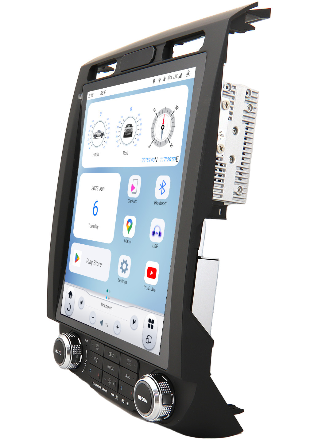 Linkswell 2015-2020 F-150 / 2017-2023 SUPER DUTY GENERATION 6 T-STYLE RADIO