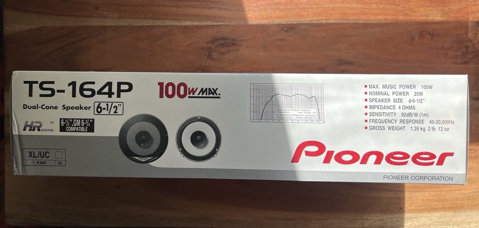 Pioneer CD Receiver 50Wx4 + 6.5” Speakers Pair – DEH-11E + TS-164P NEW Kit