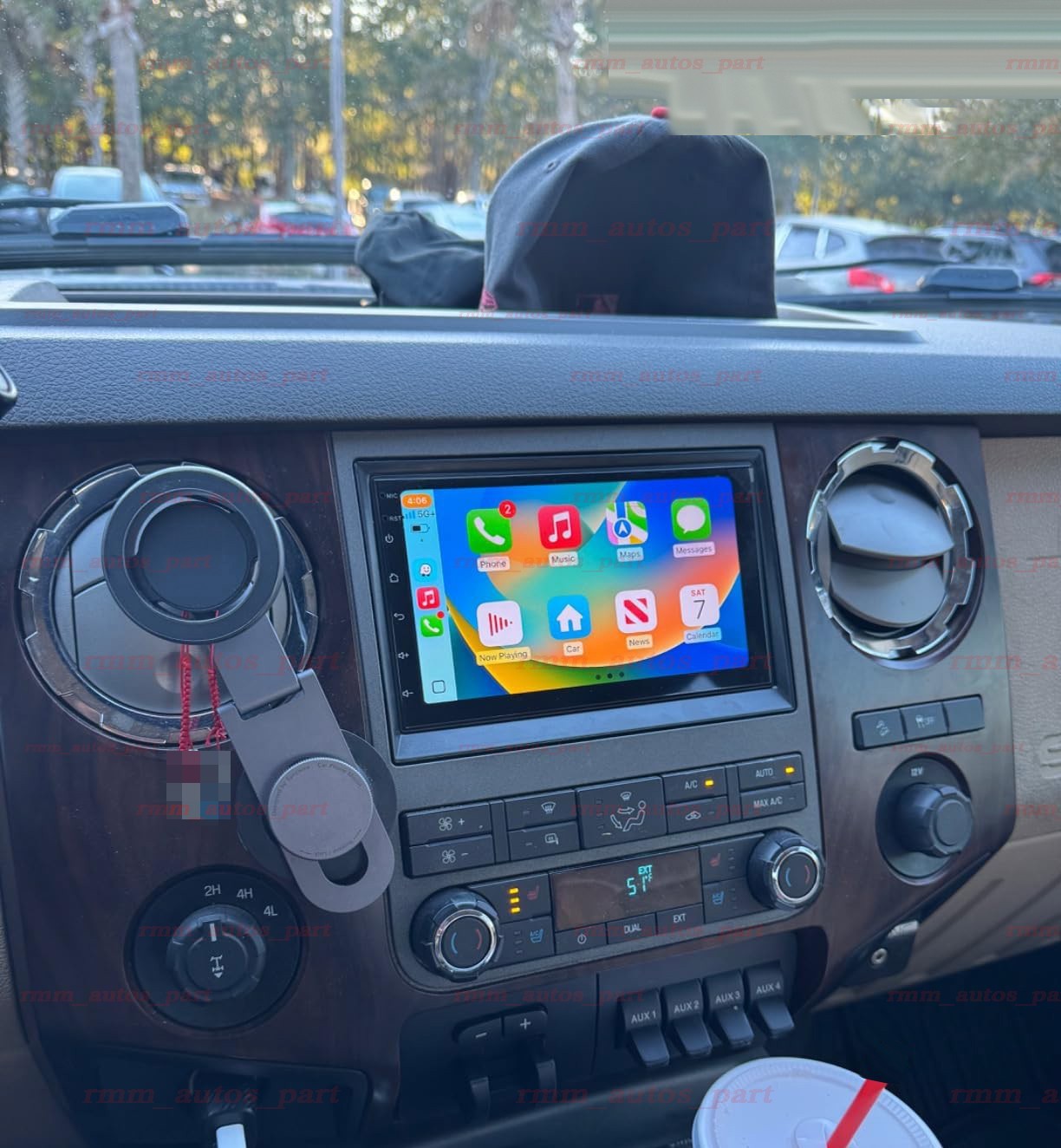 For 2006-2016 Ford F250 CarPlay Android15 2+64G Car Stereo Radio GPS Navi Camera