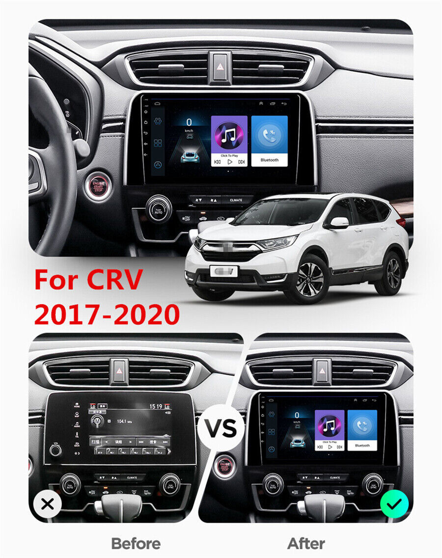 Apple Carplay Android 15 Car Stereo Radio For 2017-2021 Honda CR-V CRV GPS Navi