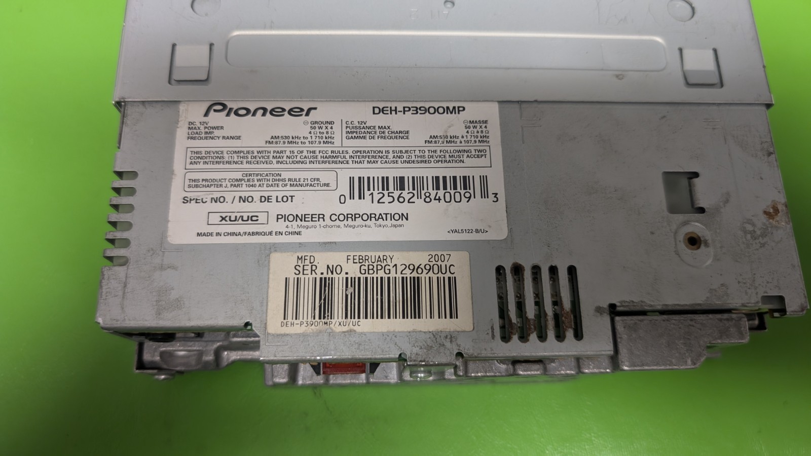 Pioneer Car Stereo DEH-P3900MP CD, Aux MP3 Playback Mid 2000s Generation