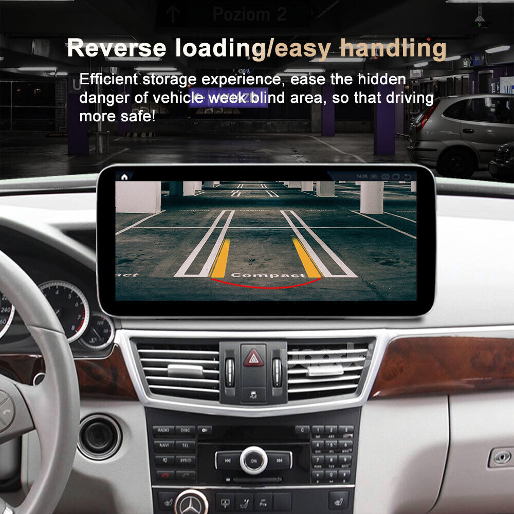 12.3″ Android13 8+128GB Screen Upgrade Stereo Mercedes Benz E class W212 NTG4.0