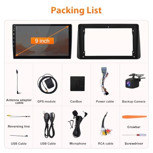 4+64G Car Radio Stereo for Dodge Grand Caravan 2008-2020 9″ Touch Screen