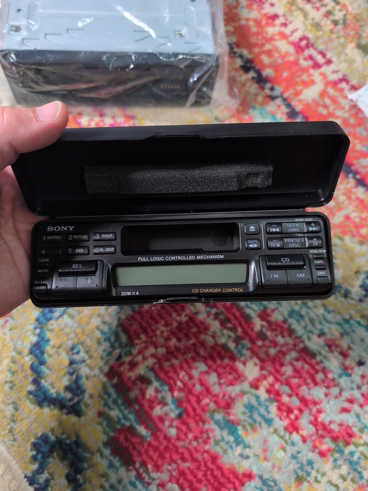 (NEW Open Box) Vintage Sony EXR-400 FM/AM Cassette Stereo Car Radio Read