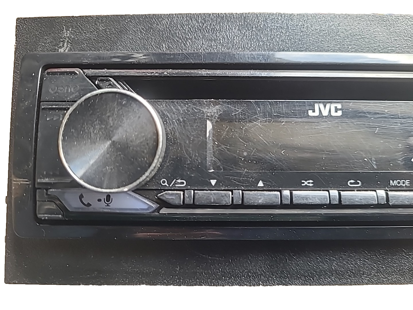Used JVC KD-T710BT CD Receiver USB AUX Bluetooth Detachable Faceplate RCA