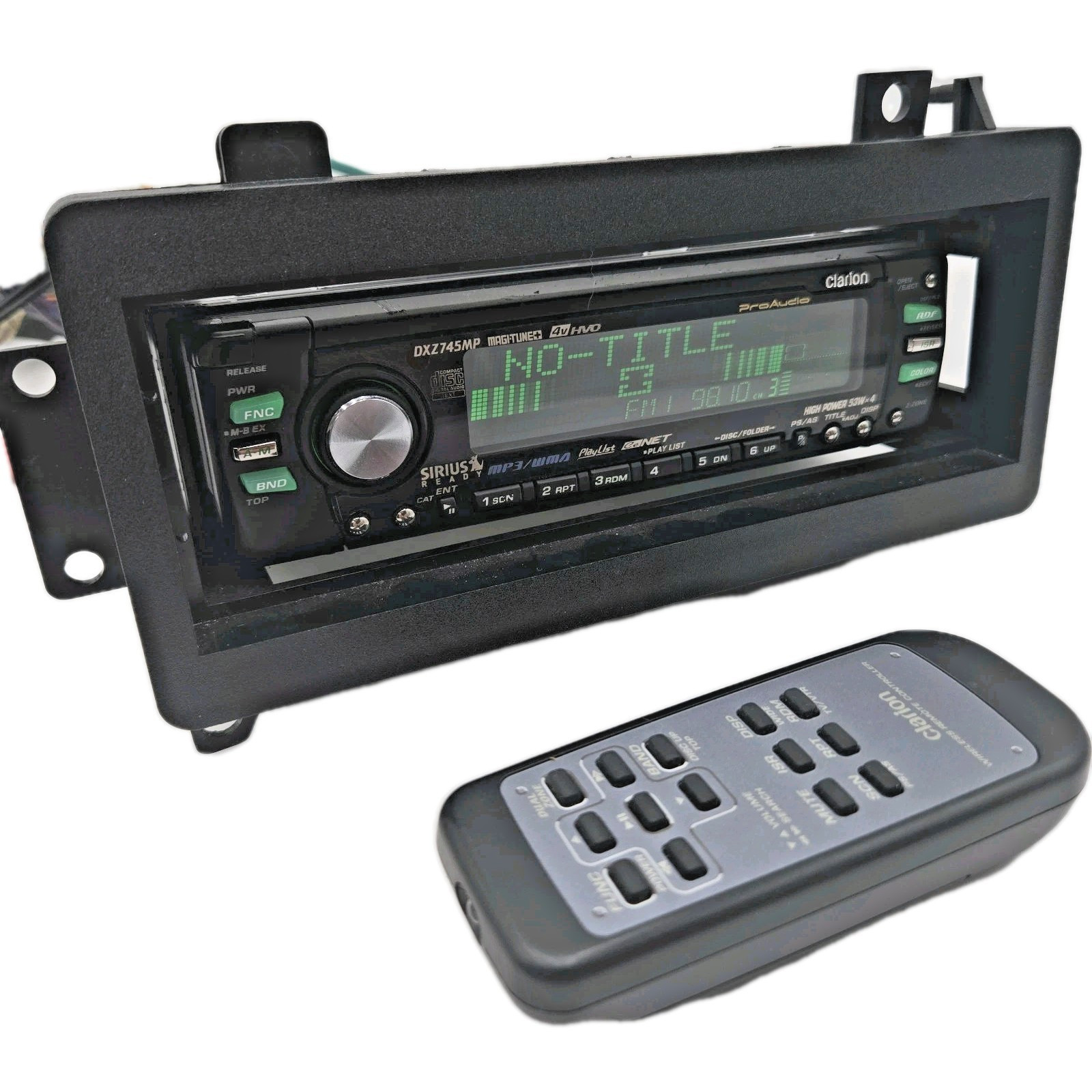 Clarion ProAudio DXZ745MP Receiver Car/Truck Radio/CD Player w/Remote – TESTED