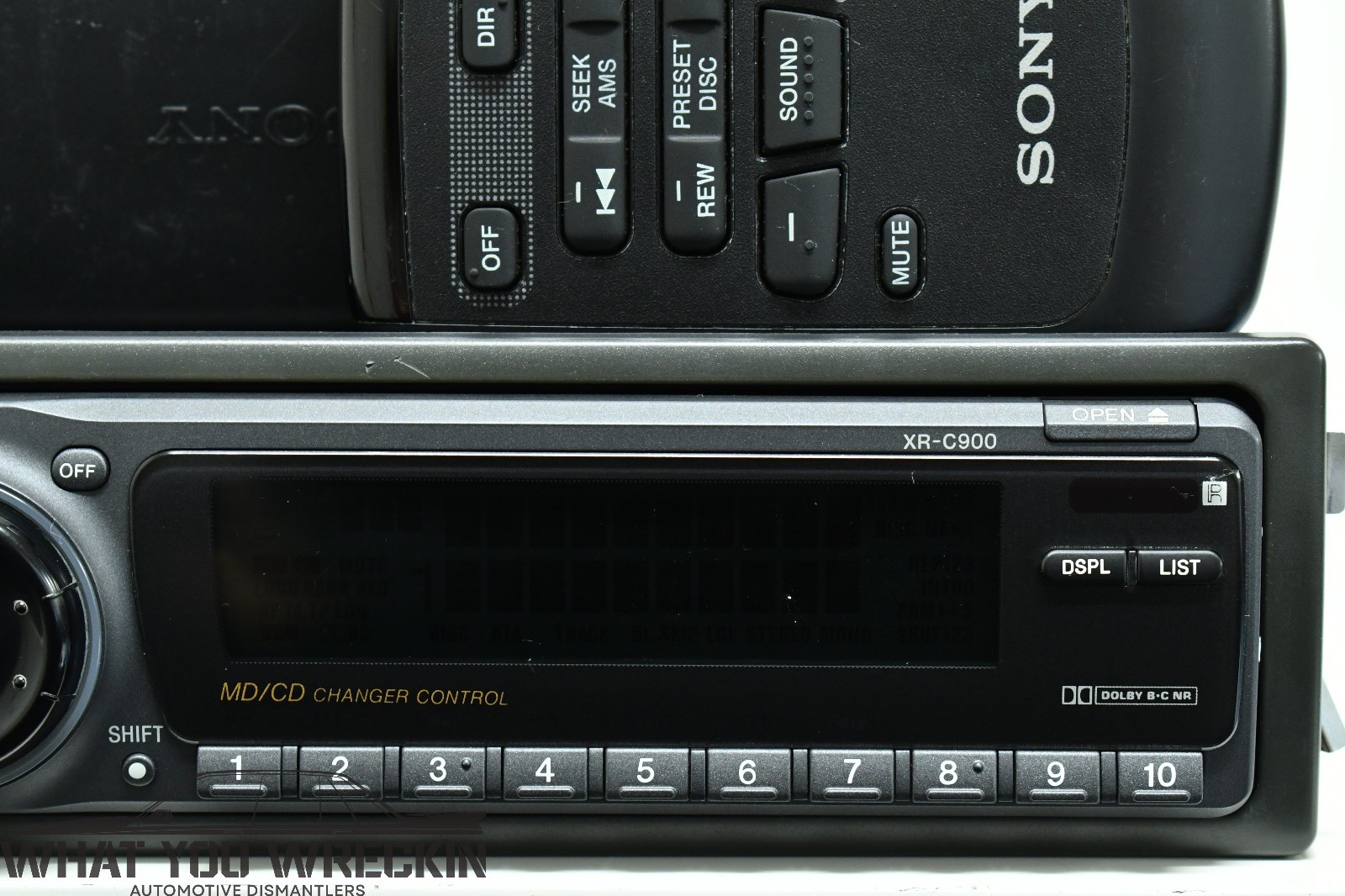 EXC: VINTAGE SONY CAR RADIO CASSETTE PLAYER HEADUNIT – XR-C900 + ORIGINAL BOX