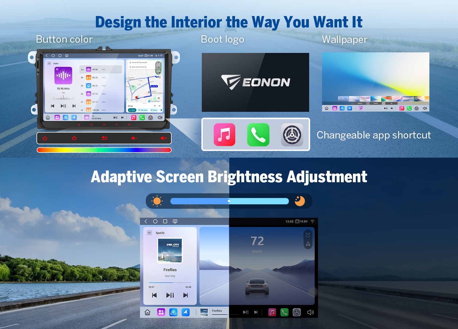 VWX6S2 for VW Volkswagen 6+64 9″ Android 13 Car Stereo Radio Wireless CarPlay 4G