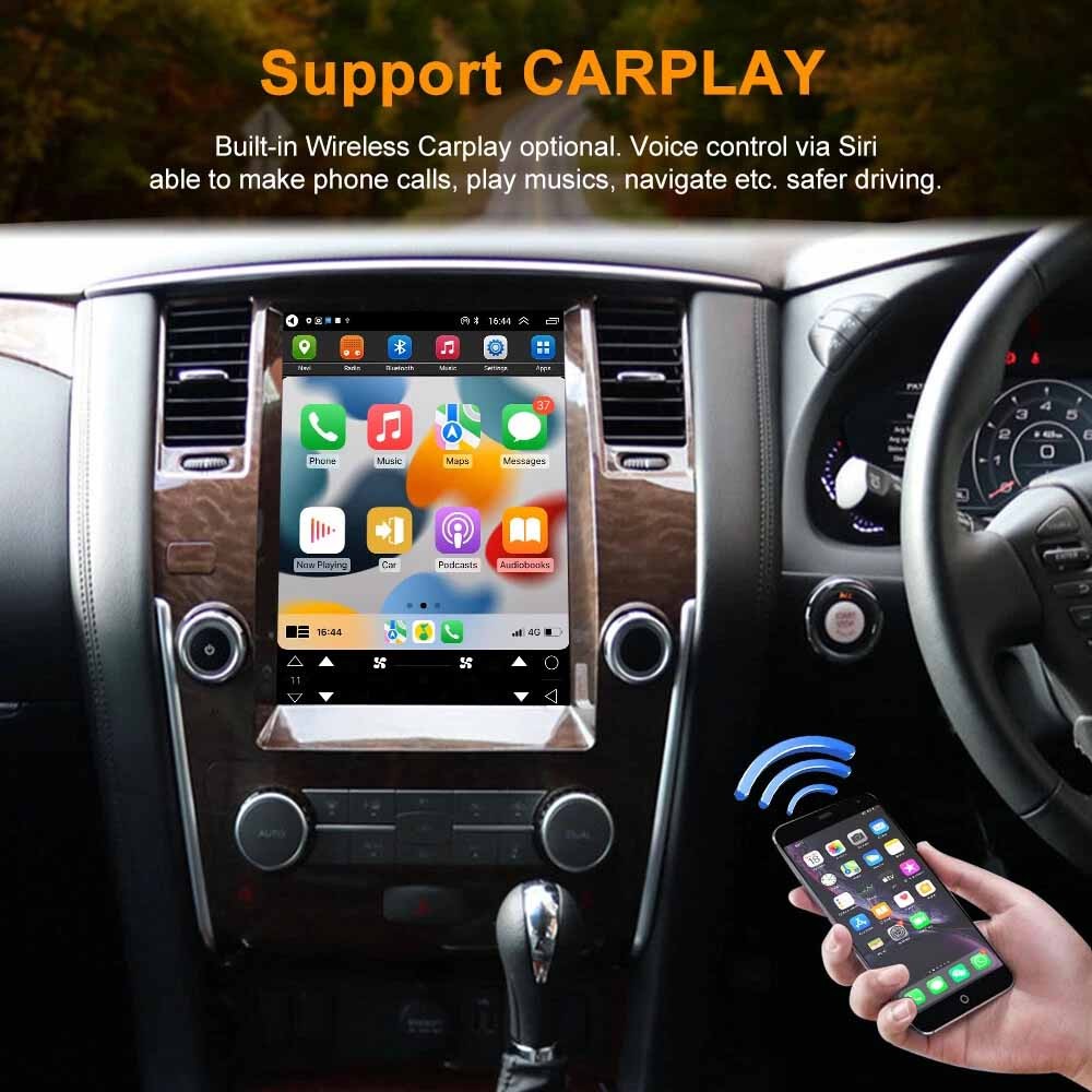 12.1” 2+32G Car Radio For PATROL 2016 Carry vehicle speed rotational speed
