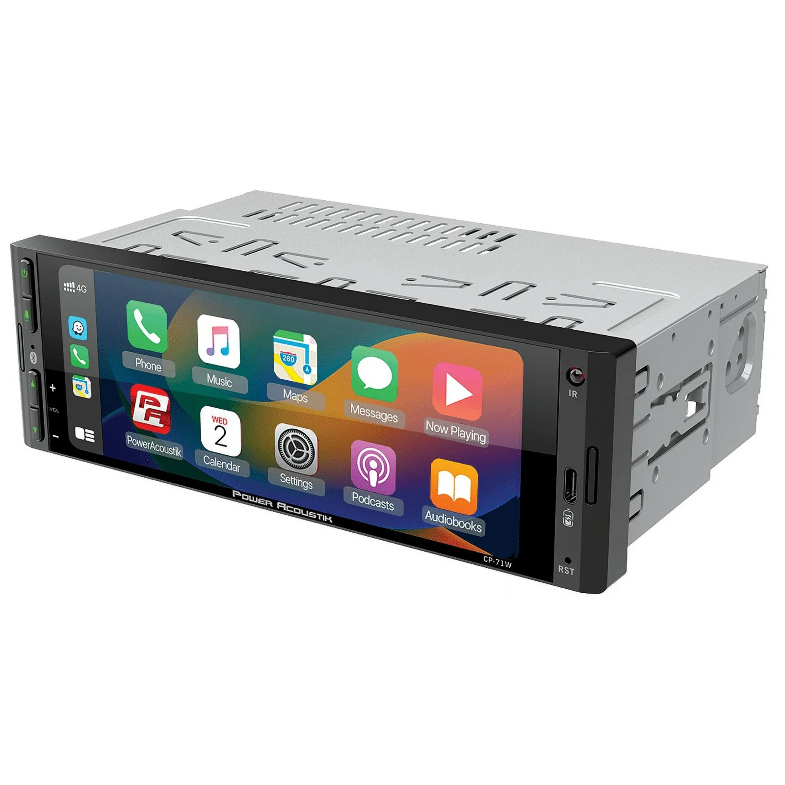 Power Acoustik CP-71W Single DIN 6.5″ Color Touchscreen Car Stereo with Bluetoot