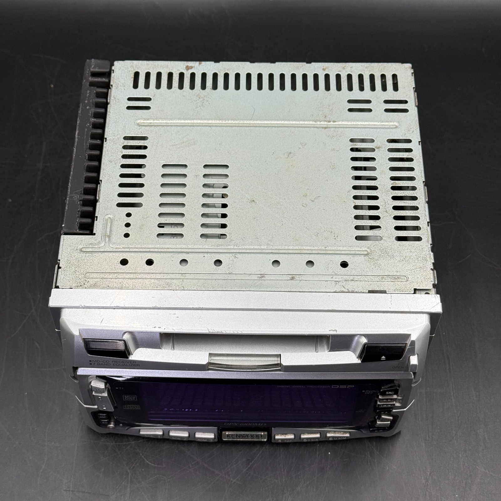 KENWOOD DPX-6100MD Car Audio 2DIN CD MD Player Added Bluetooth Tested JDM Stock