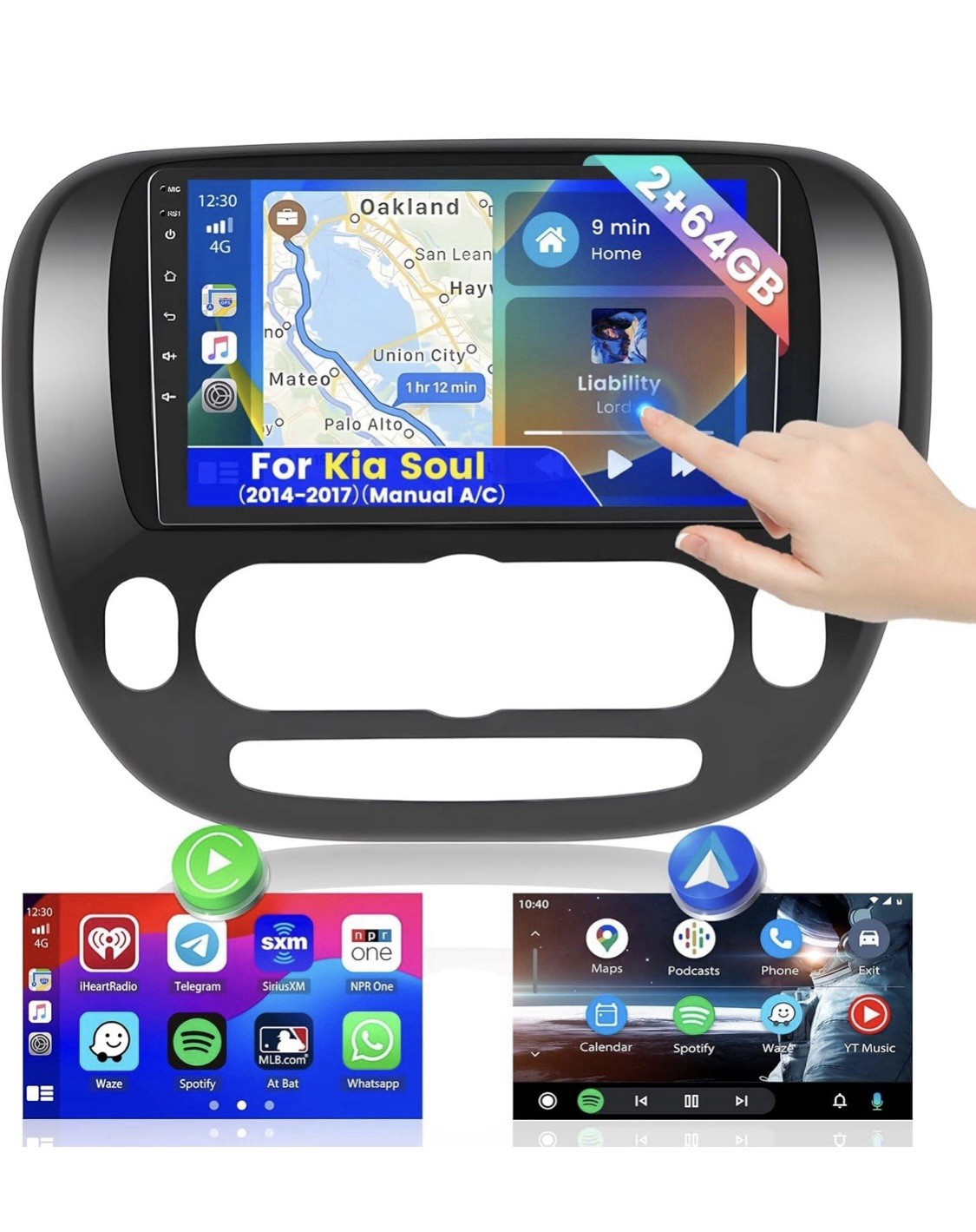 Bluetooth, Touchscreen,CarPlay, Android Auto,Hi-Fi Sound,FM/RDS, Mirror Link,GPS