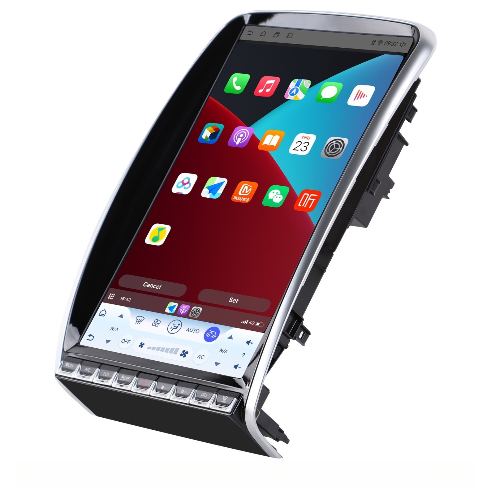 14.5″ Tesla Screen Car Radio GPS Navigation Android For Dodge Durango 2014-2020