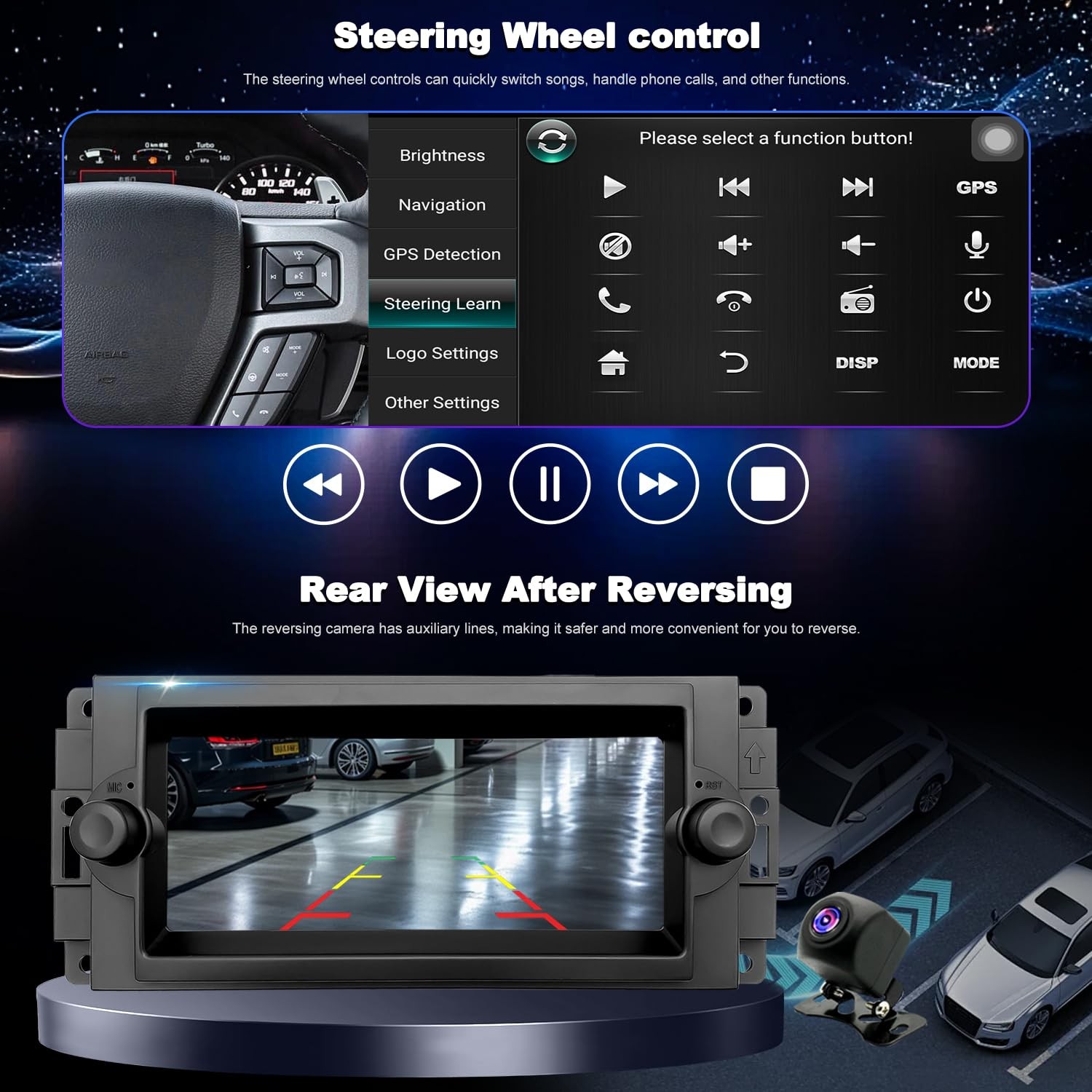 5G WiFi Radio for Dodge Ram 1500/2500/3500 2006-2008 & Jeep Grand Cherokee
