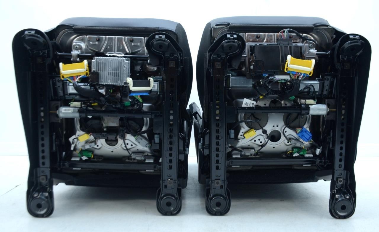 2021 – 2025 DODGE DURANGO RT OEM SEATS 3 ROW SET BLACK LEATHER / SUEDE CONSOLE