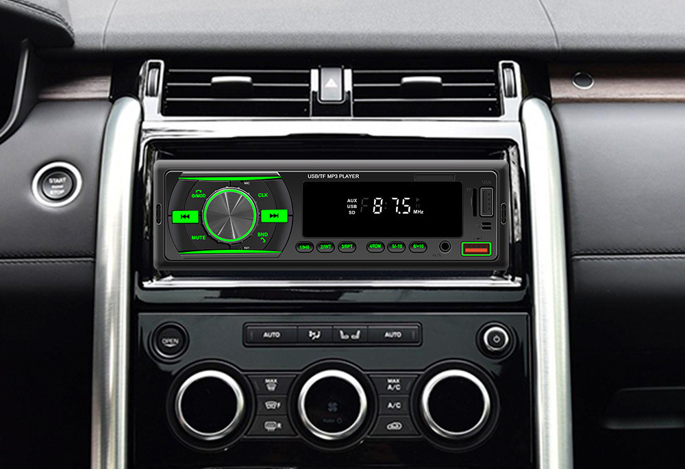 FM USB Single 1 Din Car Radio Audio Stereo MP3 Player Bluetooth AUX/SD