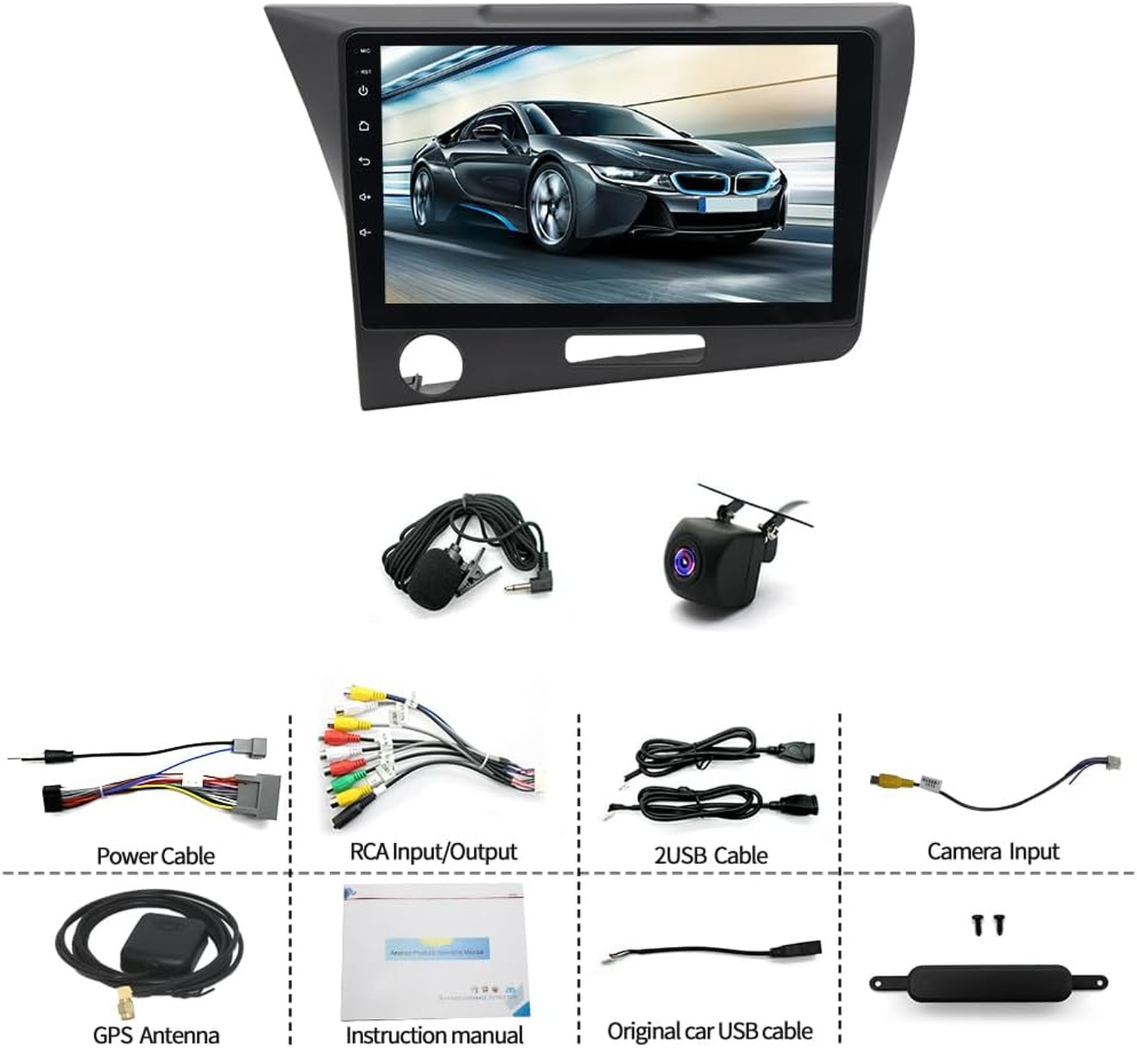 Car Stereo for Honda CR-Z 2010 2011 2016 9 Inch Touchscreen Car Radio Receiver