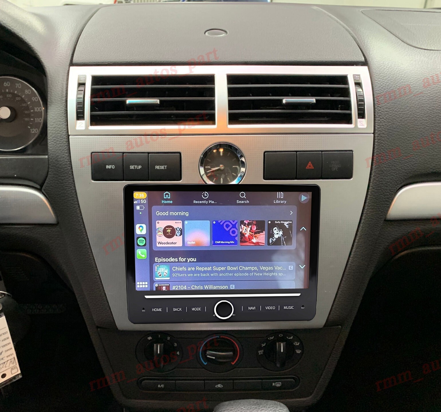 For Mercury Milan 2006-2009 10.1″ Android 14.0 Car Radio Stereo GPS FM CARPLAY