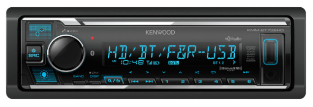 Kenwood KMM-BT732HD Digital Media Receiver Display w/ Bluetooth HD Radio Tuner