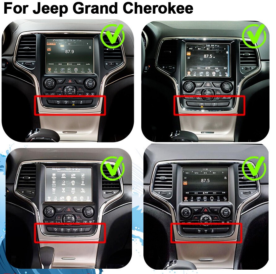 12.1″ HD Car Radio GPS Navigation Android WIFI For Jeep Grand Cherokee 2014-2020
